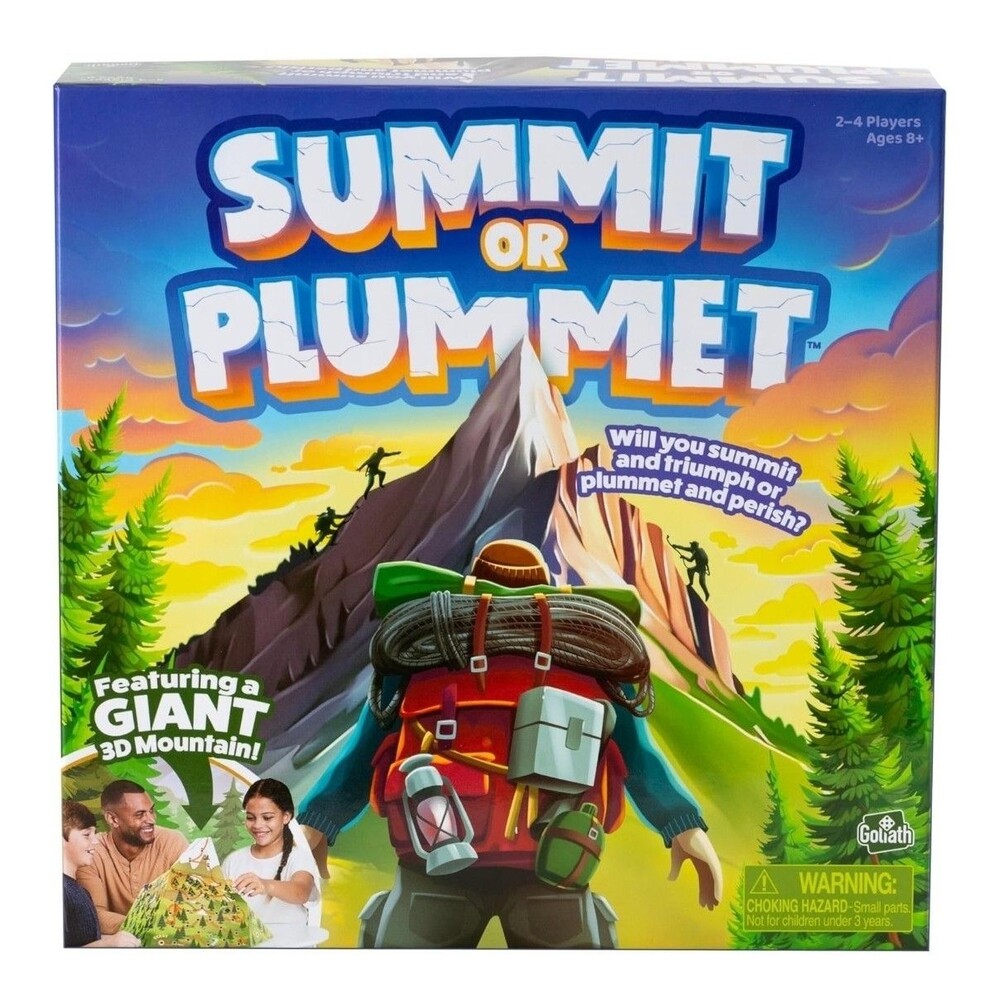 Goliath Games  Summit or Plummet Game Includes a Giant 13 Inch Tall 3D Mountain